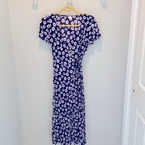 Gap Midi length wrap dress